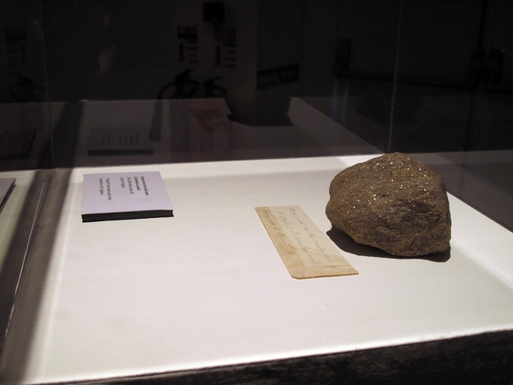 The Stone of St. Stephen’s Martyrdom at Garter Lane Arts Centre, 2012. Image courtesy of the artist