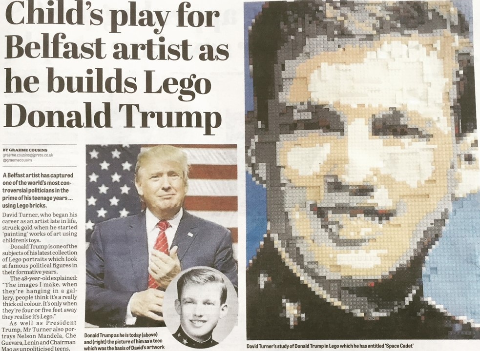 New work by QSS artist David Turner featured in The News Letter