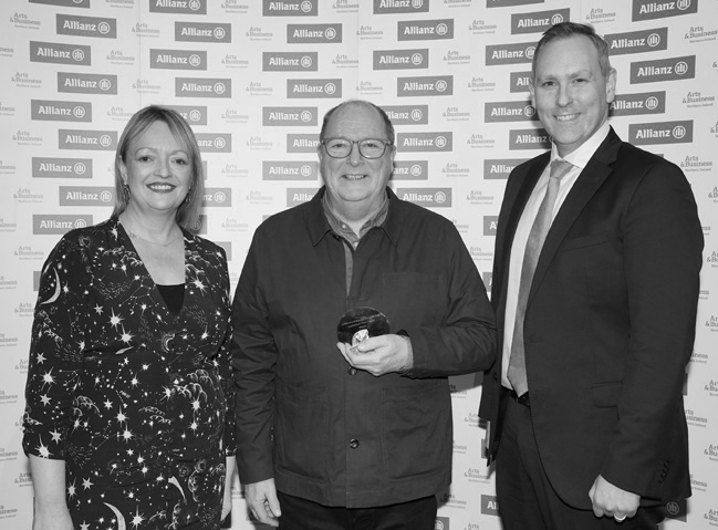 QSS win Inspirational Trustee Award at the Allianz Arts & Business NI Awards 2020