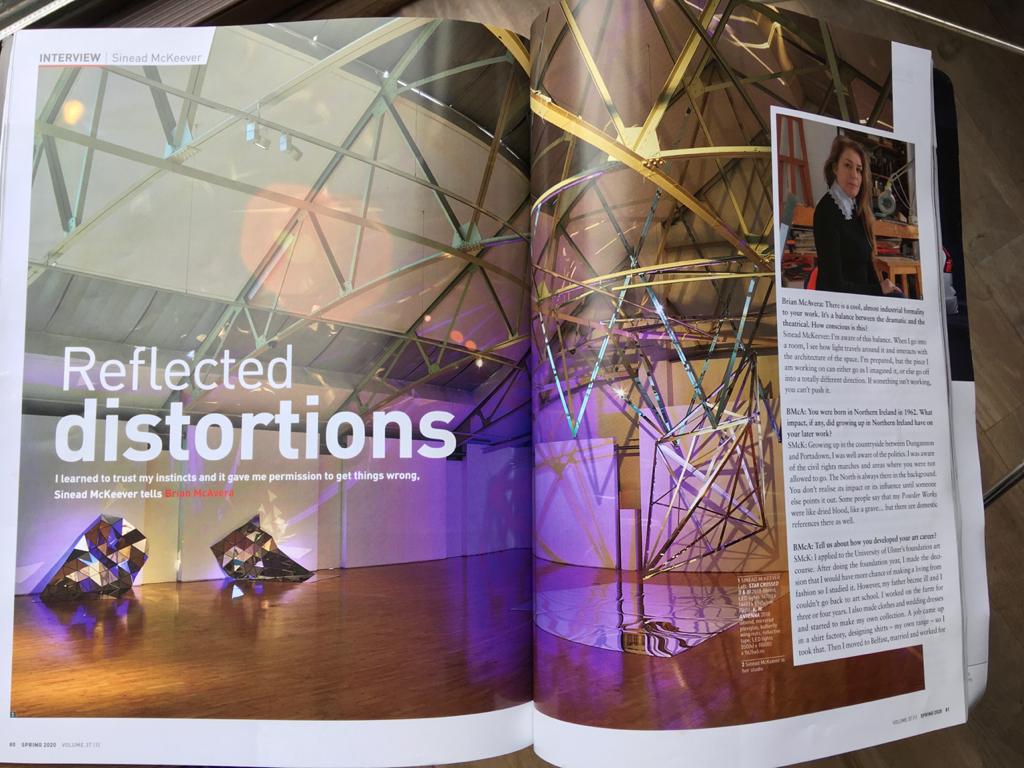 Interview with QSS artist Sinead McKeever in  The Irish Arts Review